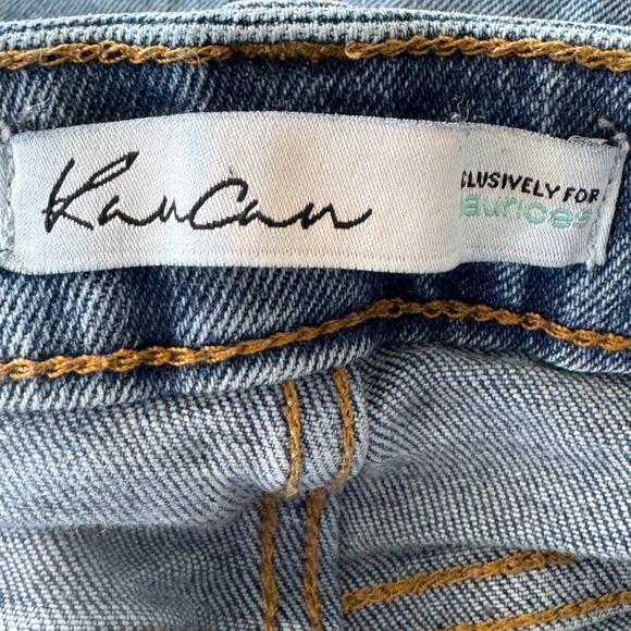 KanCan SZ 25 Skinny Jeans Distressed Rips Mid-Rise Stretch Zip-Fly Medium Wash - Picture 11 of 12